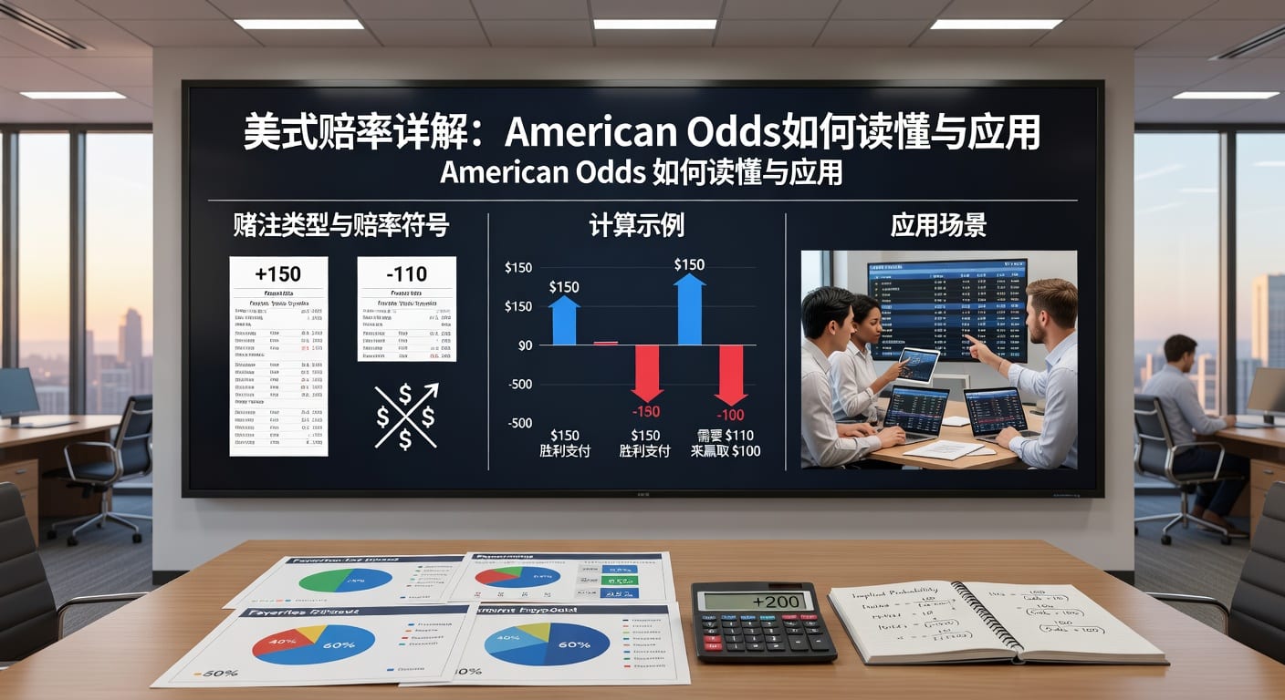 美式赔率 american odds 2026世界杯投注入口
